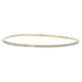 14K Rose Gold Diamond 2.30-Carat Tennis Bracelet