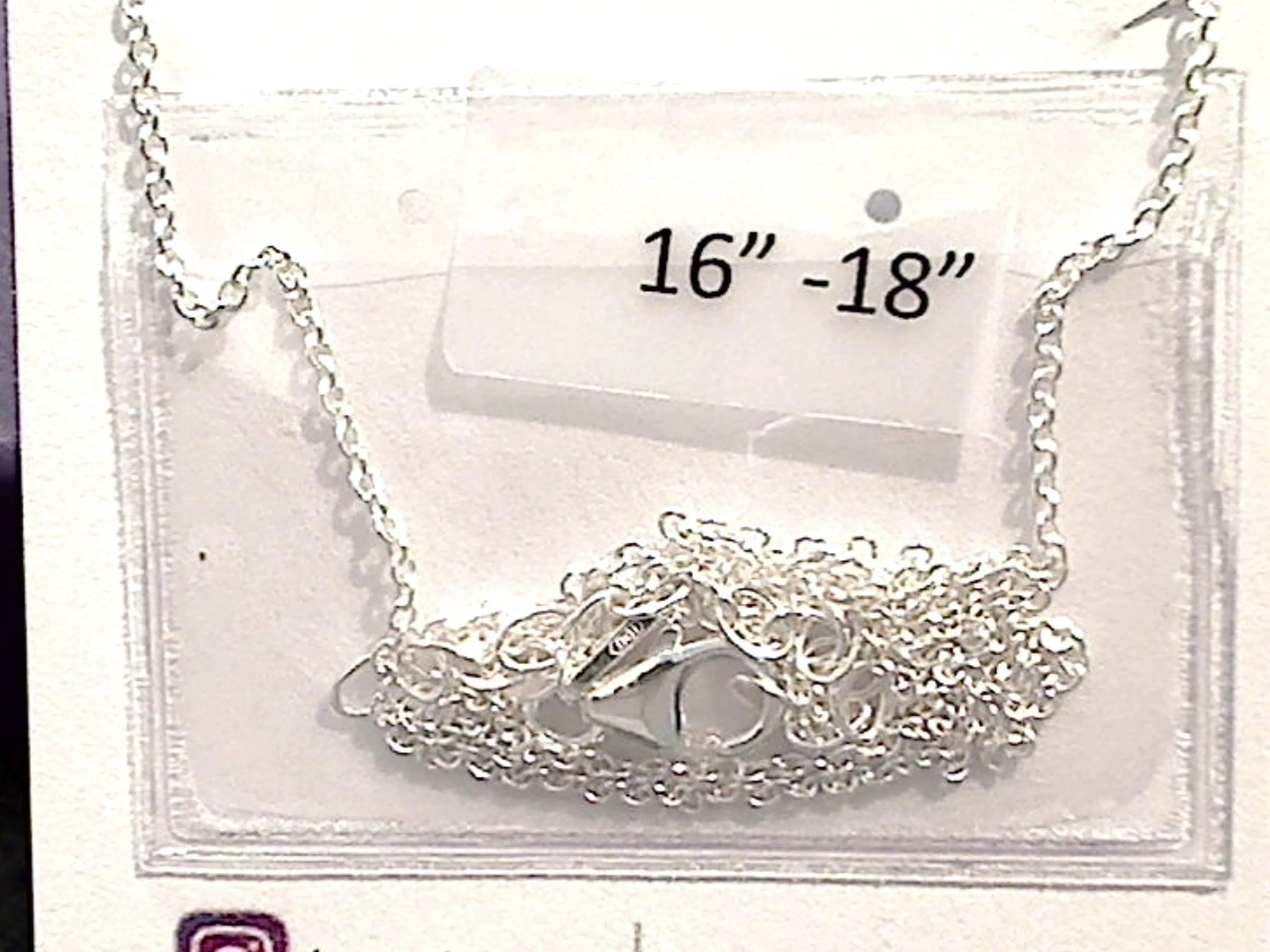 16" - 18" Sterling Silver Cancer Zodiac Necklace