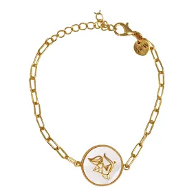 18K Gold Plated Sagittarius Zodiac Bracelet