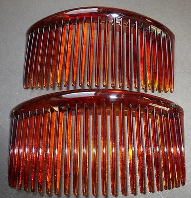 2 BIG 5" Vintage Hair Combs.. Very Effective...