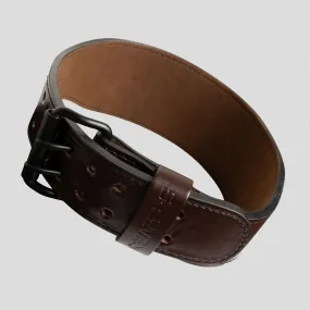 7mm Leather Weight Lifting Belt - Brown