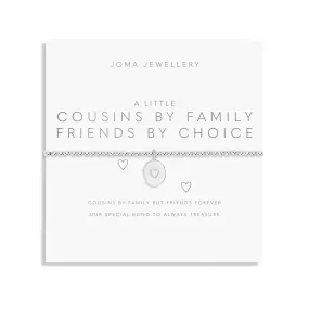 A Little Cousins By Family Friends By Choice Silver Plated Bracelet 7404