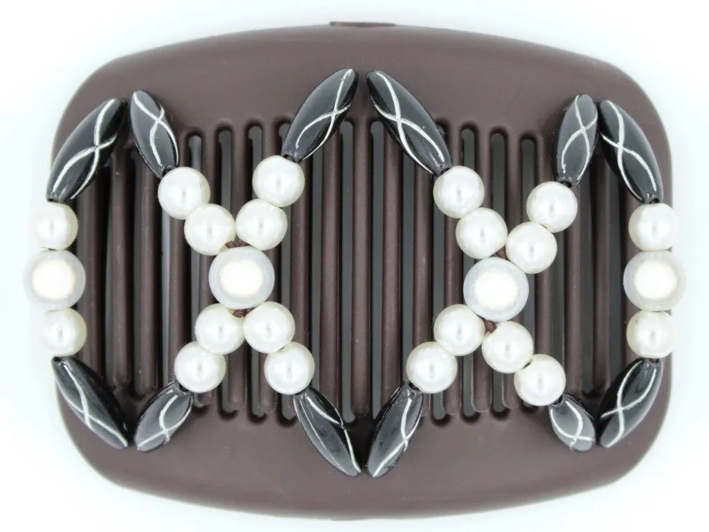 African Butterfly Hair Comb - Dalena Brown 79