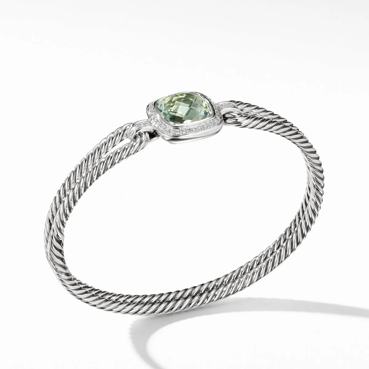 Albion Bracelet with Prasiolite and Diamonds