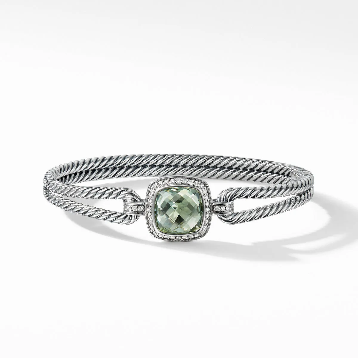 Albion Bracelet with Prasiolite and Diamonds