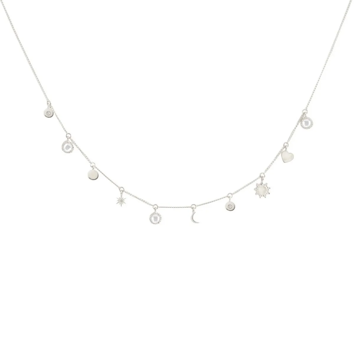 ALL THE PRETTY LITTLE THINGS NECKLACE - SILVER