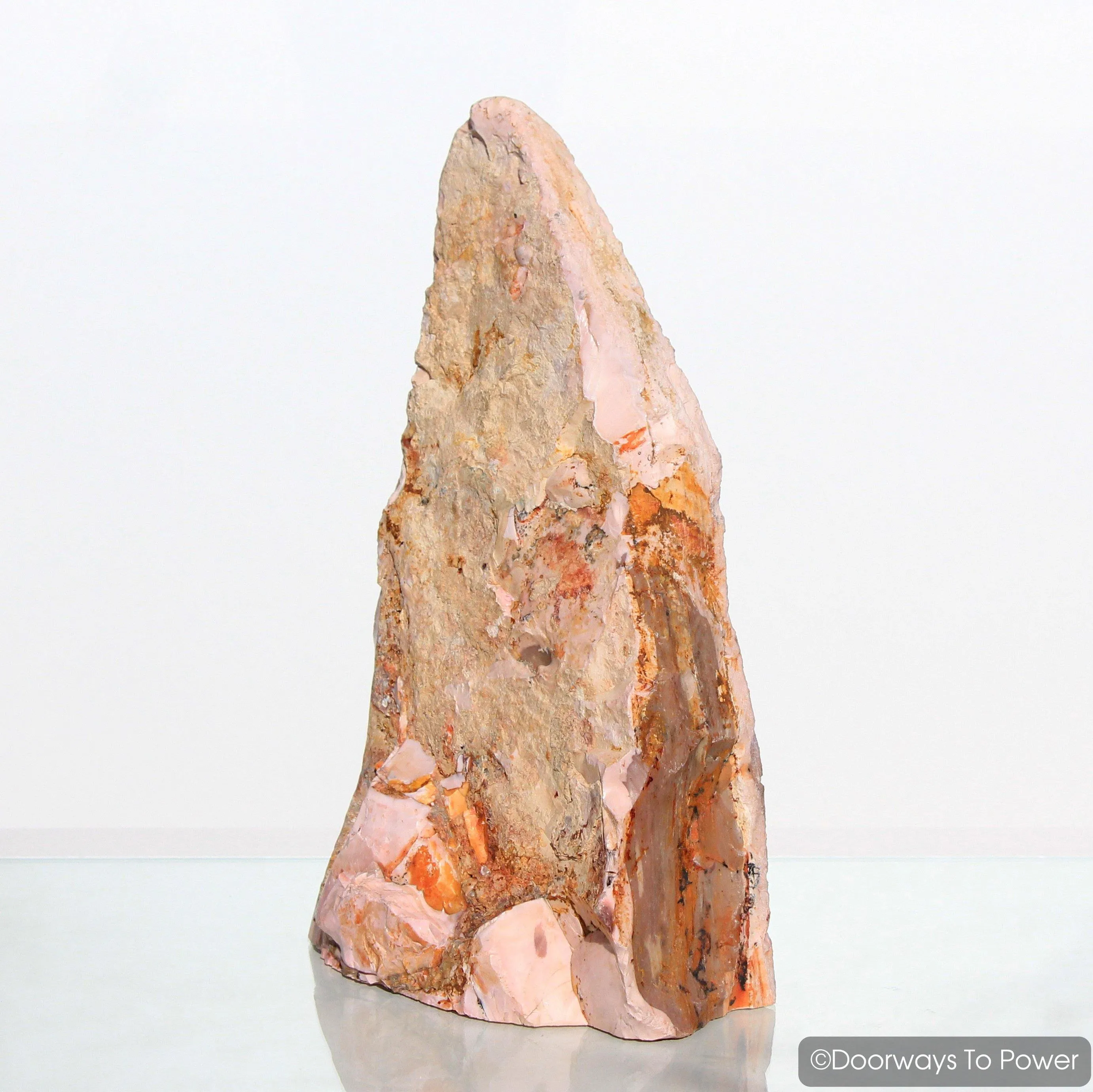 Angelic Pink Opal Crystal Sculpture  'Museum Quality' XL 13 lbs