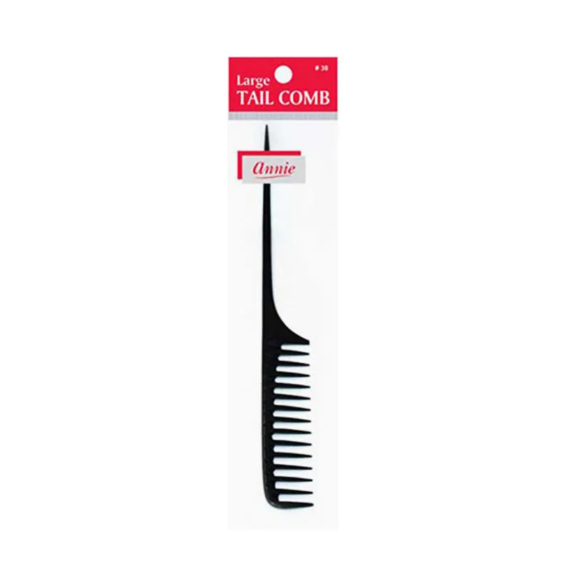 ANNIE Large Tail Comb #38 BLACK