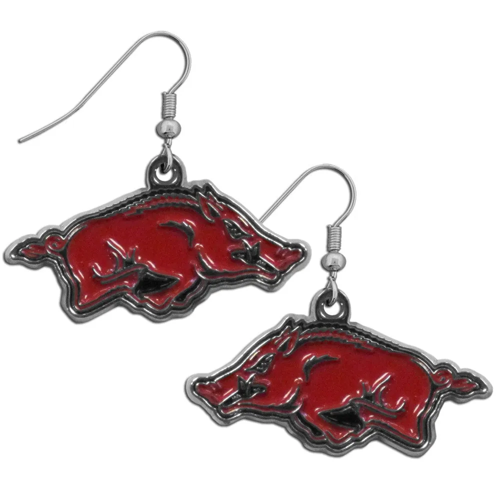 Arkansas Razorbacks Chrome Dangle Earrings