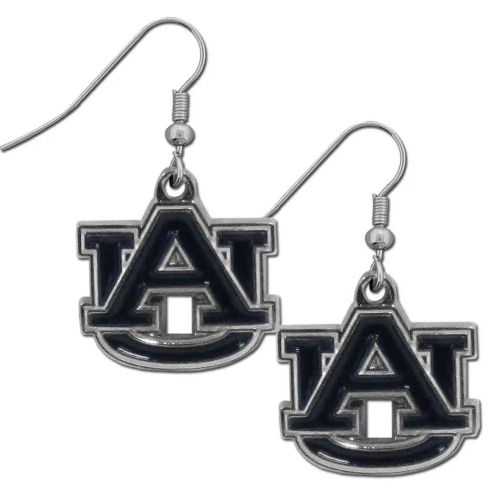 Auburn Tigers Chrome Dangle Earrings