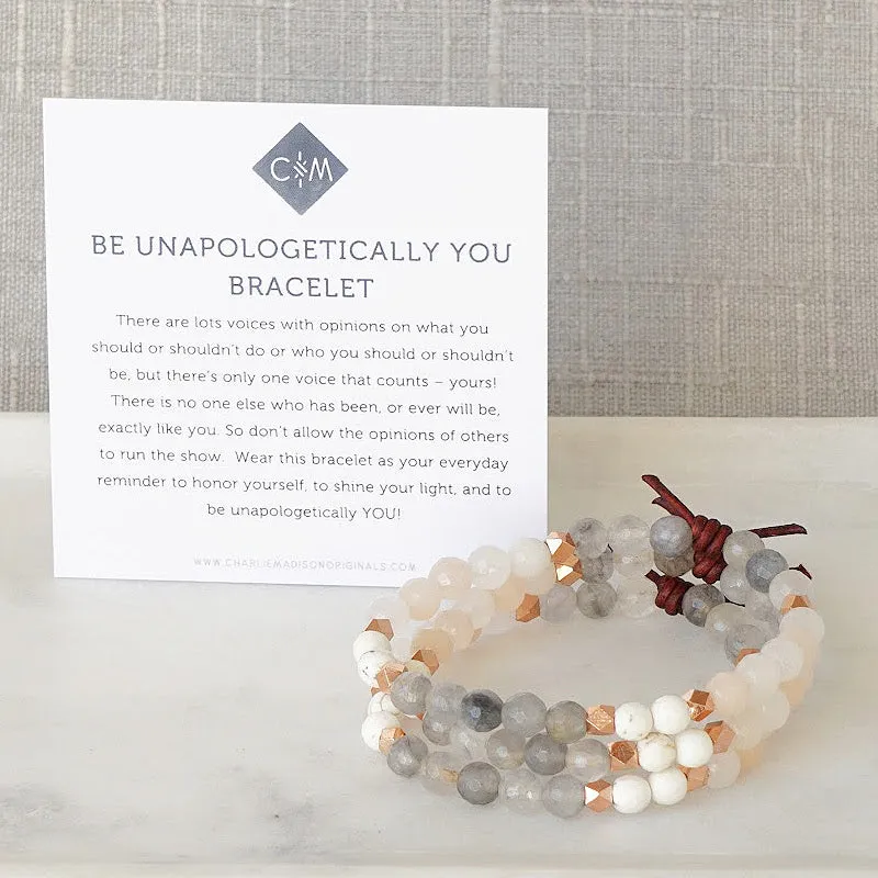 Be Unapologetically You - Blush | A Mini Meaningful Bracelet