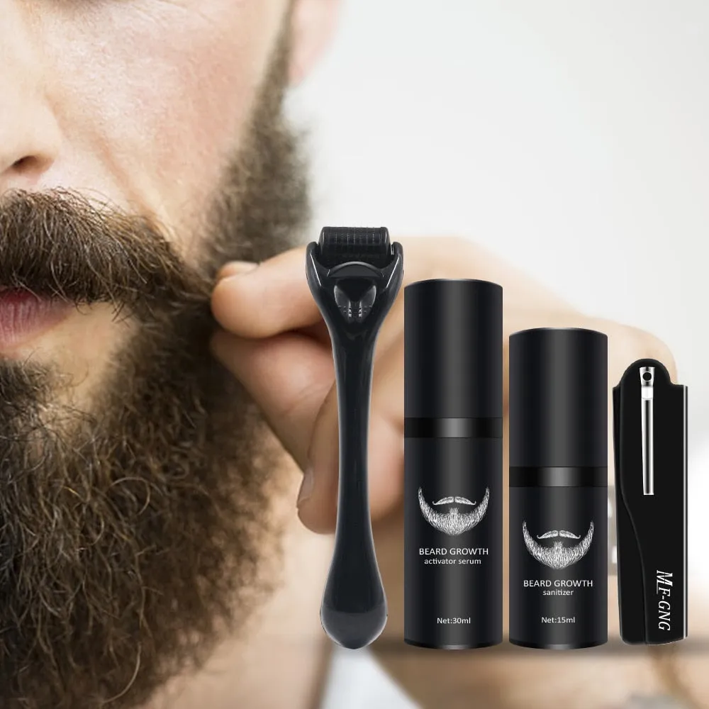 Beard Growth Kit - Enhance Hair Growth and Nourish Your Beard