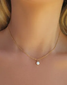 Bello Opal Necklace  - 14k Yellow Gold Fill