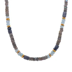 Big Sky Beaded Labradorite Necklace