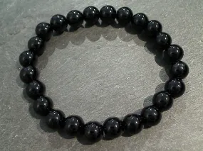 Black Onyx  8MM Stretch Bracelet