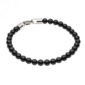 Black Onyx Beaded Bracelet B5425B