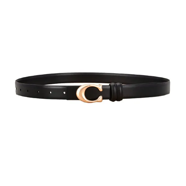 Black Women Genuine Leather Belt 黑色女士真皮皮带 KCBELT1055