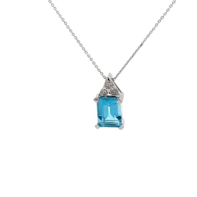 Blue Topaz Necklace