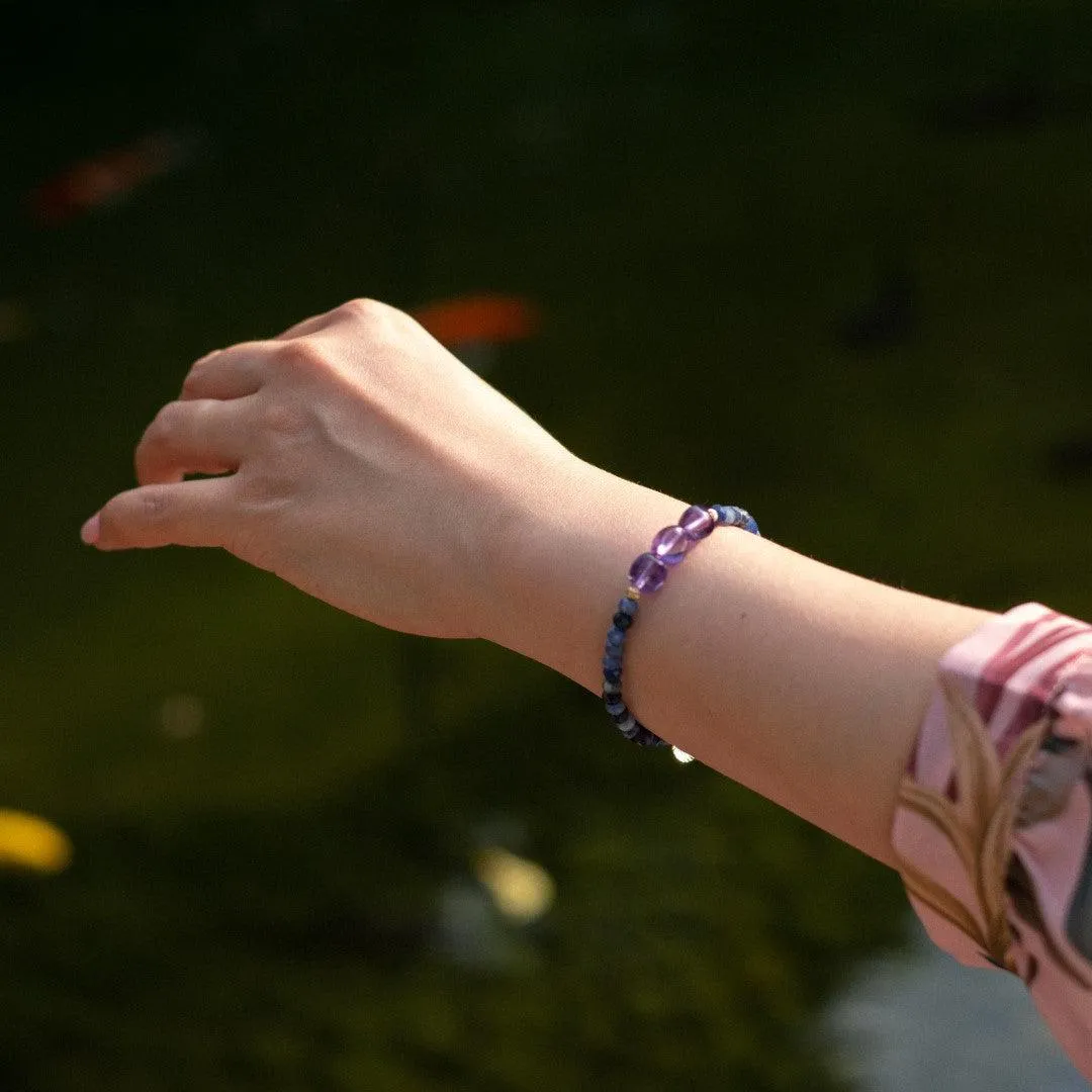 Bluebell - Amethyst Sodalite Bracelet