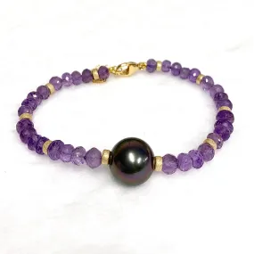 Bracelet MAYRA - amethyst (B502)