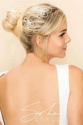 Bridal Butterfly Hair Comb