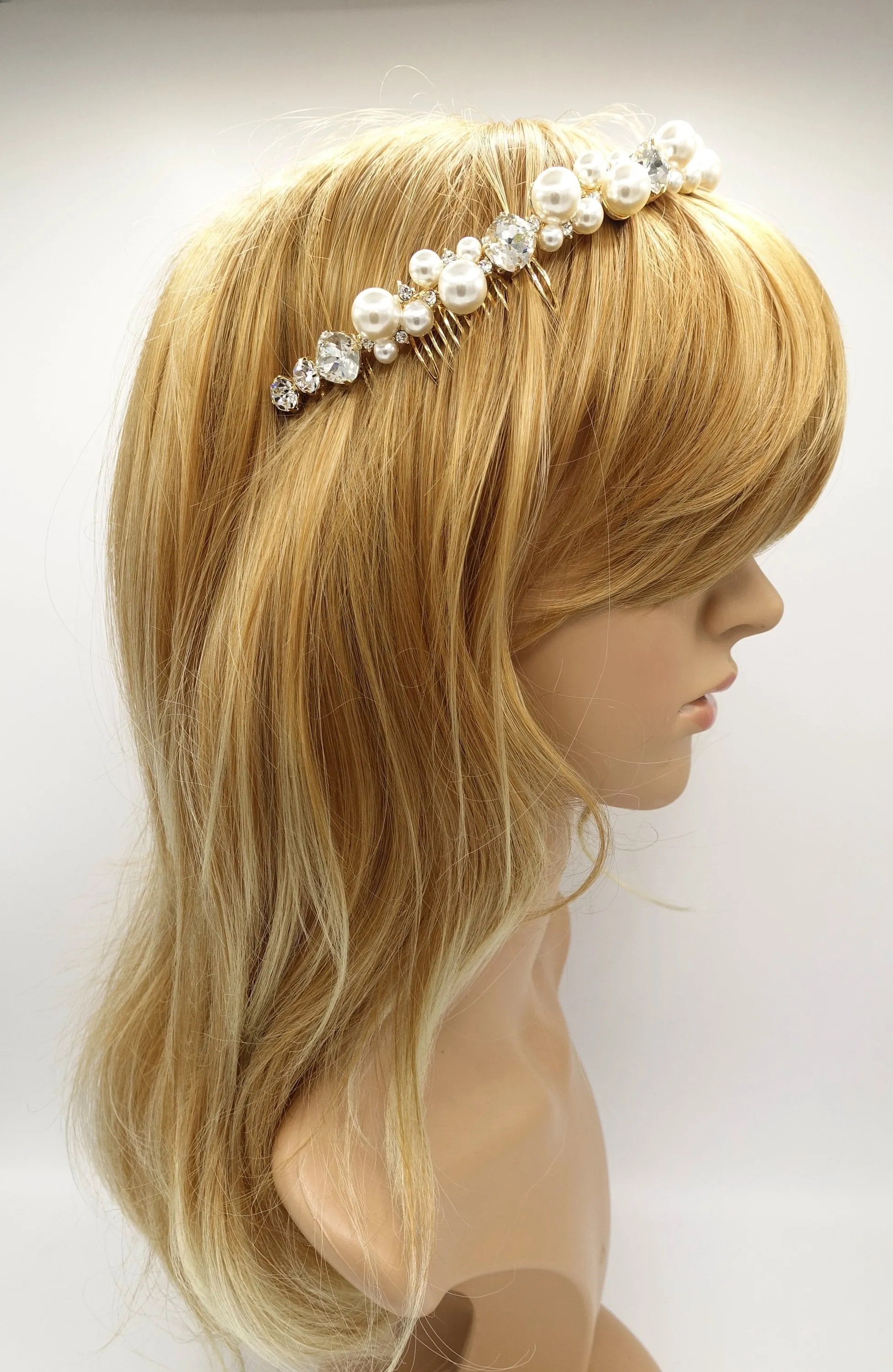 bridal comb tiara wedding crown event hair accessory for women