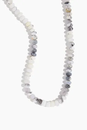 Candy Necklace in Cookies and Cream Opal