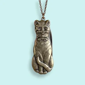 Cat Knife Necklace