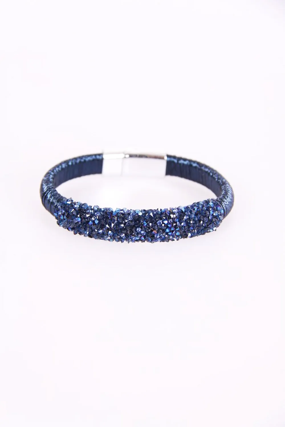 Chunky crystal Double Thread Bracelet