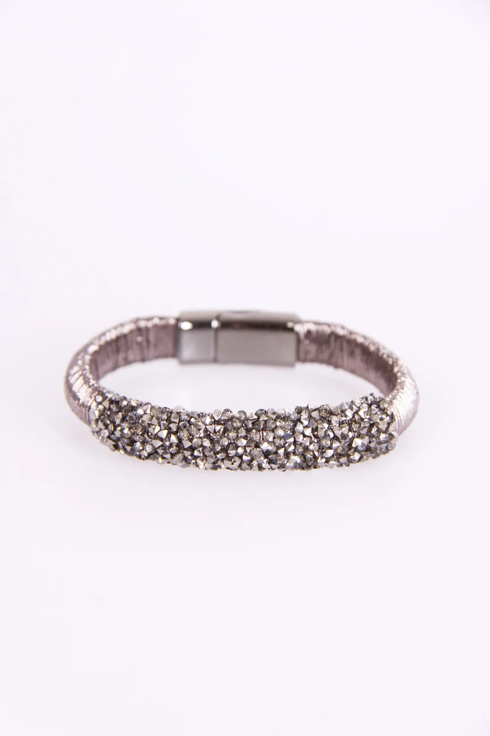 Chunky crystal Double Thread Bracelet