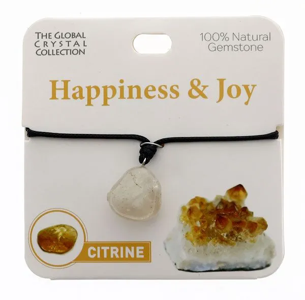 Citrine Natural Gem Necklace - 'Happiness & Joy'