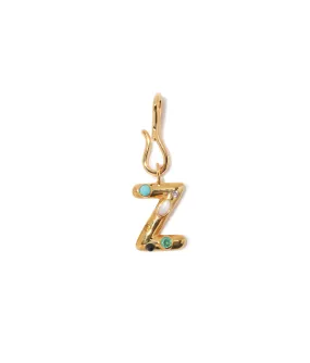 Confetti Letter “Z” Mood Charm