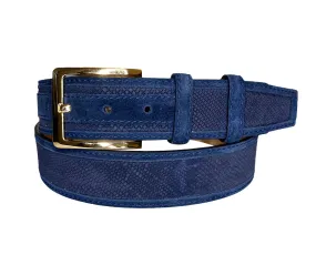 Corrente Suede Belt Blue