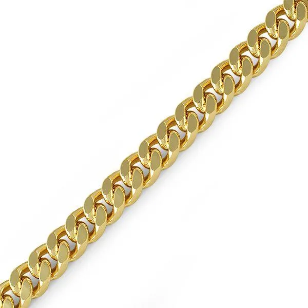 Cuban Box Gold Plated Bracelet 7MM