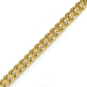 Cuban Box Gold Plated Bracelet 7MM