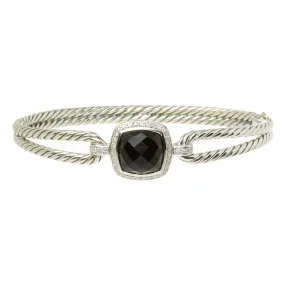 David Yurman Albion Bracelet with Black Onyx and Diamonds