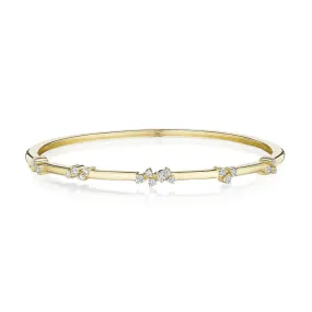 Diamond Cluster Station Bangle