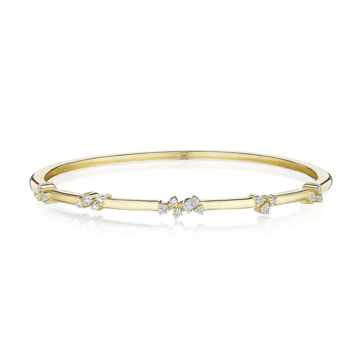 Diamond Cluster Station Bangle