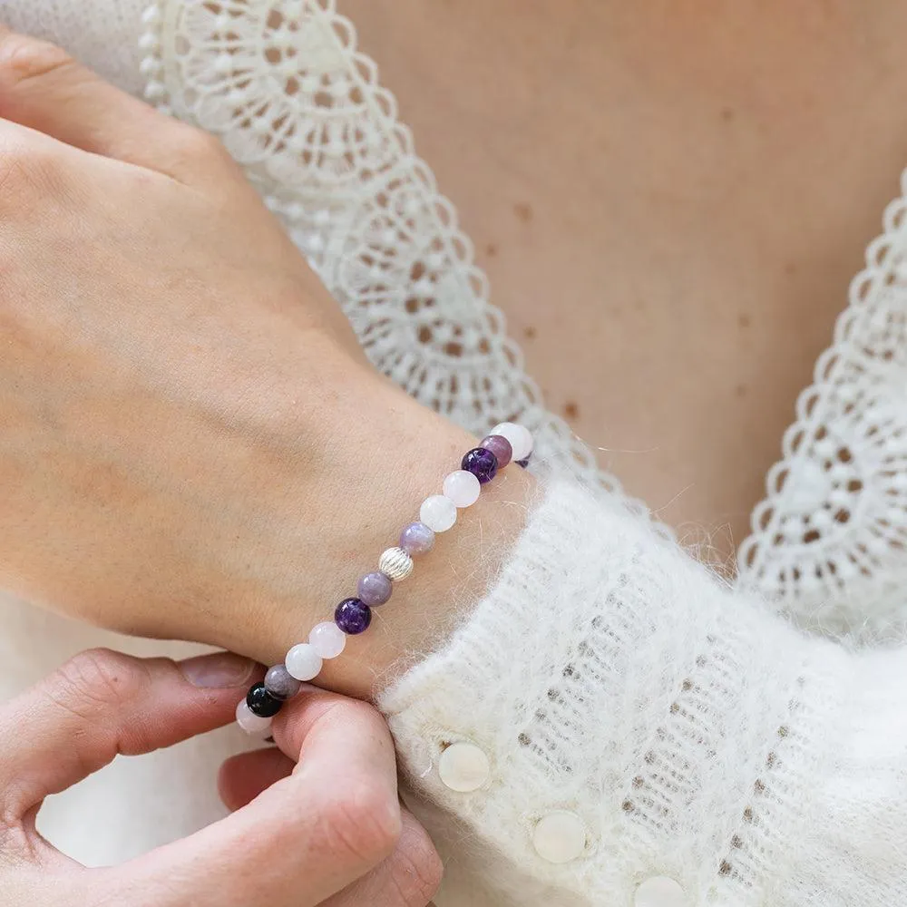 Divine Tranquility Gemstone Bracelet 6mm