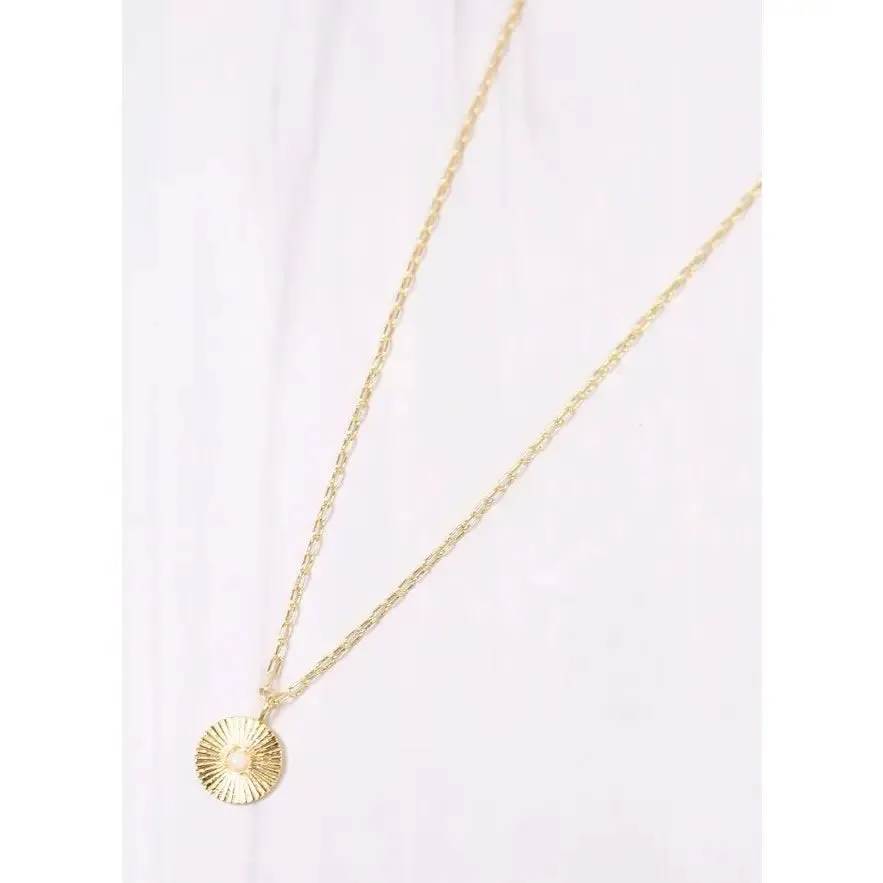 Dowden Charm Necklace Gold