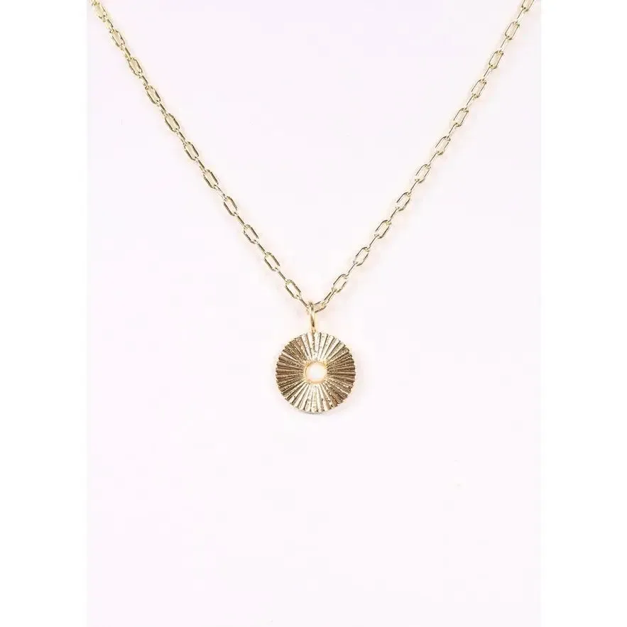 Dowden Charm Necklace Gold