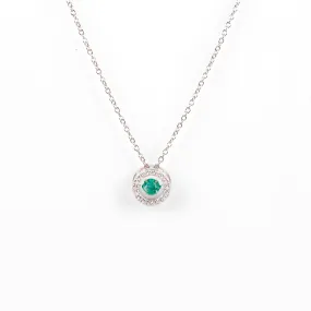 Emerald Dancing Necklace