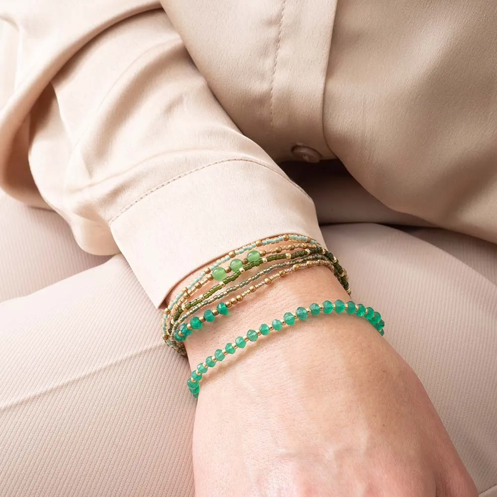 Energy Aventurine Gold Bracelet - A Beautiful Story