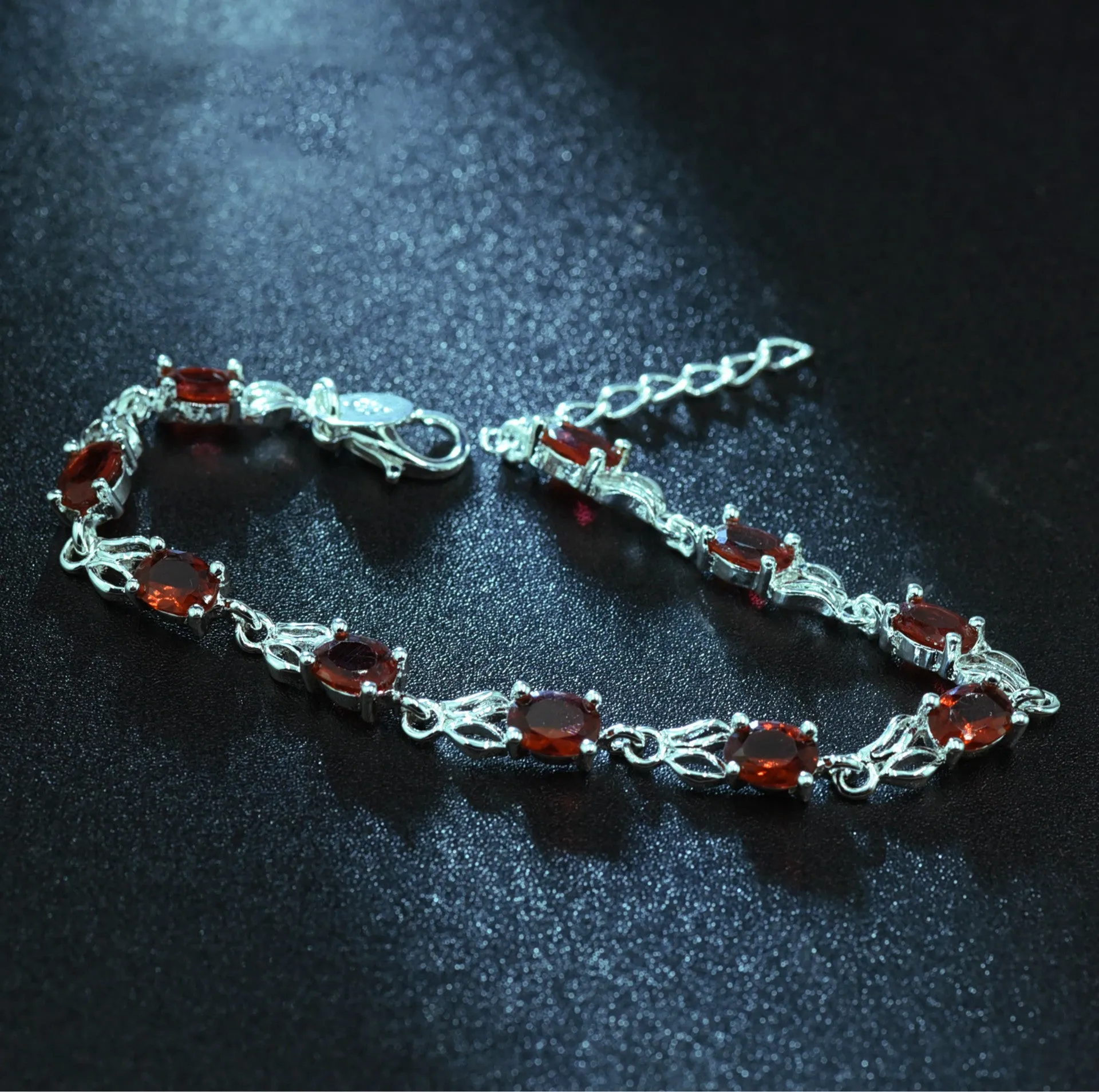 European and American ruby bracelet