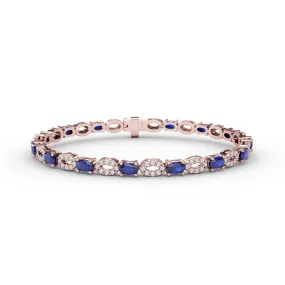 Fana Interchanging Sapphire and Diamond Bracelet