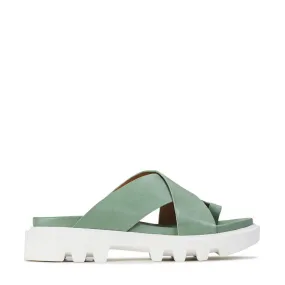 FLIGH LEATHER SLIDE SANDALS