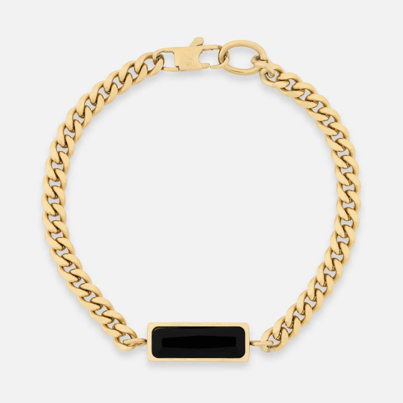 Fusion Cuban Bracelet, Onyx