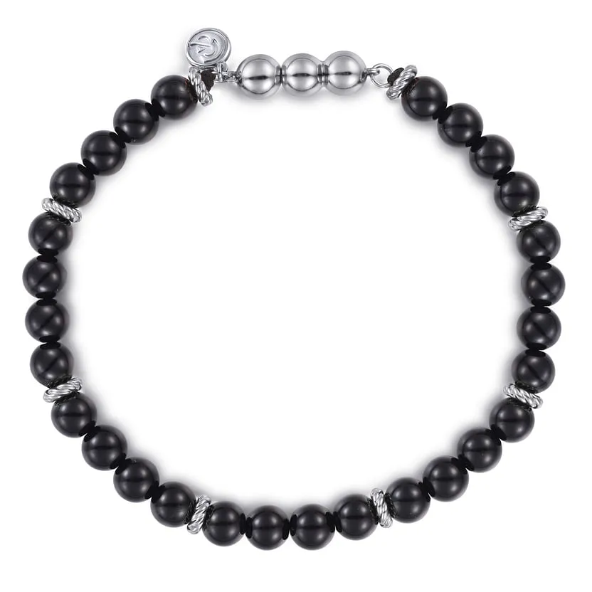 Gabriel & Co Sterling Silver and Black Onyx Bracelet