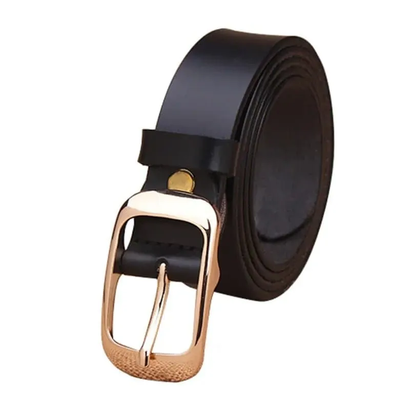 Genuine Leather Belt for Women - Durable and Stylish Fashion Accessory