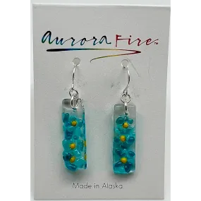 Glass Forget Me Not Earrings